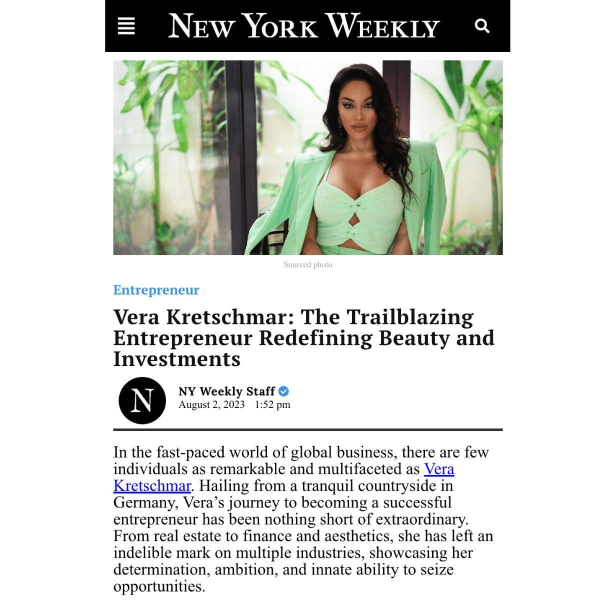 Vera_New York Weekly